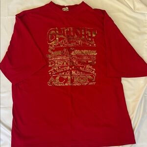 G- Unit Red Graphic Tee for Men